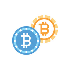  Bitcoin Icon for Cryptocurrency Transactions