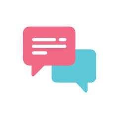  Icon of Chat Bubble for Messaging Apps