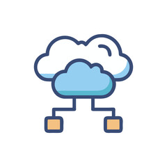  Cloud Computing Icon for Digital Solutions