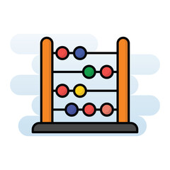 Abacus vector icon