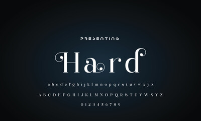 Elegant alphabet letters font logo. Typography luxury classic lettering serif italic fonts decorative wedding vintage retro brand logos. vector illustration