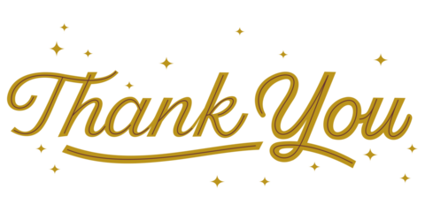 Thank you letter design