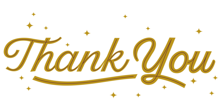 Thank you letter design