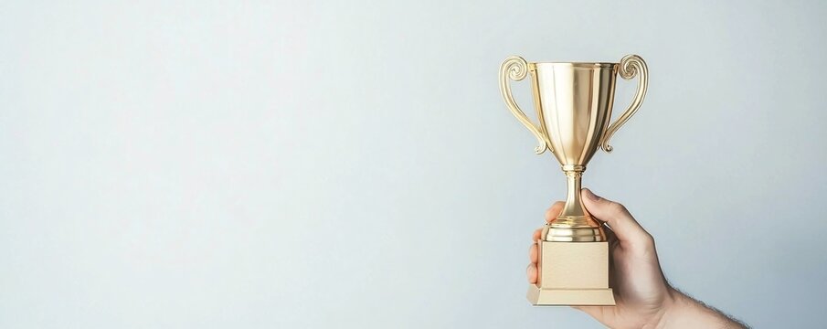 A manager recognizing an employee's achievements in a workplace awards ceremony, promoting performance excellence and motivation