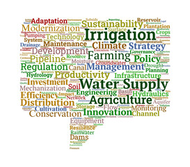 Irrigation Word Cloud