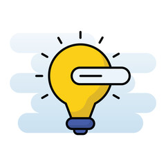 Search Idea vector icon