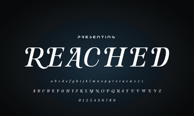 Elegant font alphabet logo. Typography Beauty fashion luxury classic letters serif fonts decorative wedding vintage retro logos. vector illustration