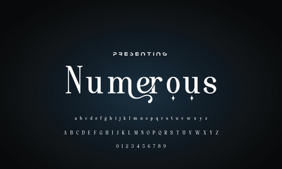 Luxury beauty font alphabet logo. Typography beautiful fashion elegant classic letters serif italic fonts wedding vintage retro casters logos. vector illustration