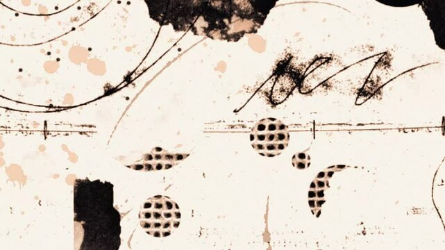 Retro grunge texture random background animation. 4K quality footage