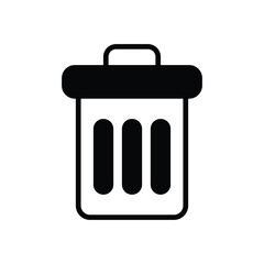 Trash  icon. Userinter face icon design. vector graphic