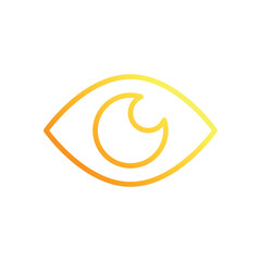 Naklejka premium View icon. Userinter face icon design. vector graphic