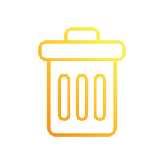 Trash  icon. Userinter face icon design. vector graphic