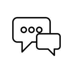 Chat icon. Userinter face icon design. vector graphic