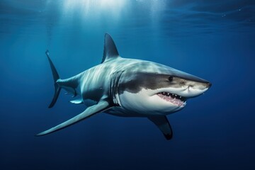 Fototapeta premium Shark animal fish great white shark.