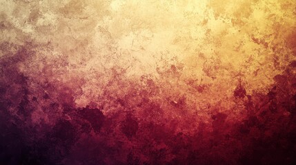 Obraz premium A grainy background featuring a blend of brown, maroon, yellow, and beige in a gradient, with a grunge noise texture that adds depth and character.