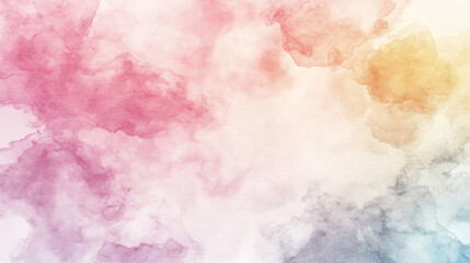 Soft Pastel Gradient Background, Vibrant Color Gradient Rendering Showcases a Dreamy Watercolor Texture Background, 