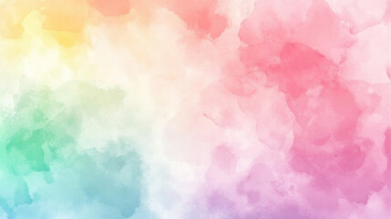 Soft Pastel Gradient Background, Vibrant Color Gradient Rendering Showcases a Dreamy Watercolor Texture Background, 