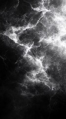 Abstract dark swirling pattern with white lines creating a dramatic and mysterious effect