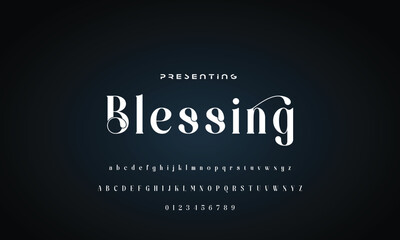 Luxury beauty font alphabet logo. Typography beautiful fashion elegant classic letters serif italic fonts wedding vintage retro casters logos. vector illustration