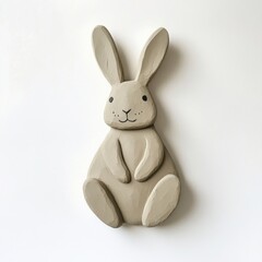 Fototapeta premium Rabbit animal bunny clay.