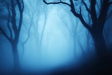 Obraz premium A painting of a tree with a moon in the sky