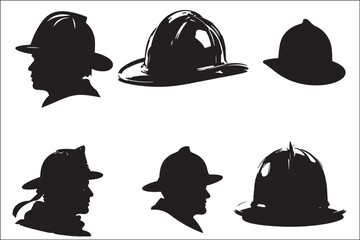 Vintage Hat Silhouette Vector Bundle
