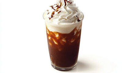 Gourmet Iced Coffee with Whipped Cream