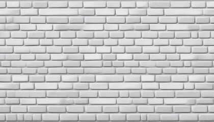 Naklejka premium Striking Seamless White Brick Wall Pattern A Timeless and Minimalist Backdrop for Modern Designs