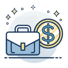 bag with dollar