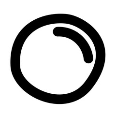 gold icon, simple gold outline icon