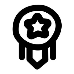 medal icon, simple medal outline icon
