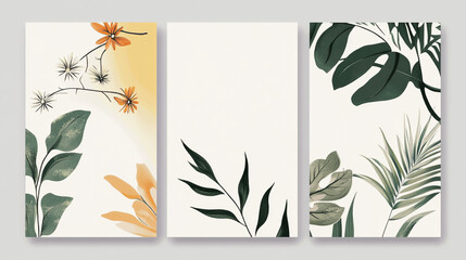 Vintage wildflowers in soft pastel colors showcasing natural beauty, Warm, light leaf pattern embraces the beauty of the season