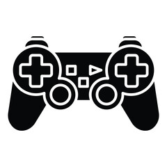 Joystick gamepad icon. flat illustration of vector icon