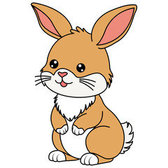 Cute Rabbit Clipart for Easter