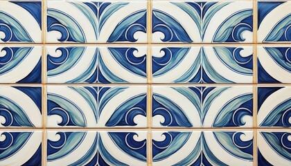 Timeless Elegance Exquisite White Portuguese Tiles adorning a Sundrenched Patio with Mediterranean Flair