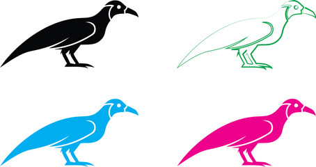 Minimalist icon set, gear symbols with checkmarks, simple line drawings, monochromatic color schemes, black, green, blue, and pink variations, clean vector graphics, productivity concept, quality assu