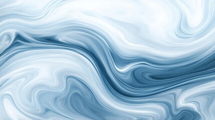 Abstract Blue Swirling Marble Texture Design
