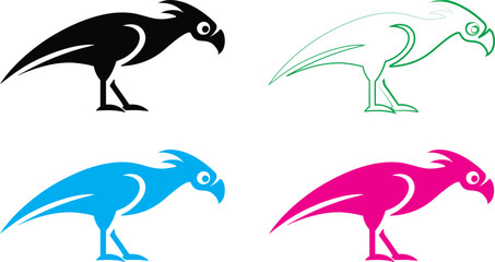 Minimalist icon set, gear symbols with checkmarks, simple line drawings, monochromatic color schemes, black, green, blue, and pink variations, clean vector graphics, productivity concept, quality assu