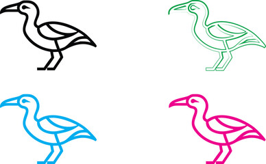 Minimalist icon set, gear symbols with checkmarks, simple line drawings, monochromatic color schemes, black, green, blue, and pink variations, clean vector graphics, productivity concept, quality assu