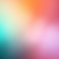 Peach and Teal Gradient Warm and Cool Pastel Colors Complementing Each Other in a Smooth and Modern Blend.
