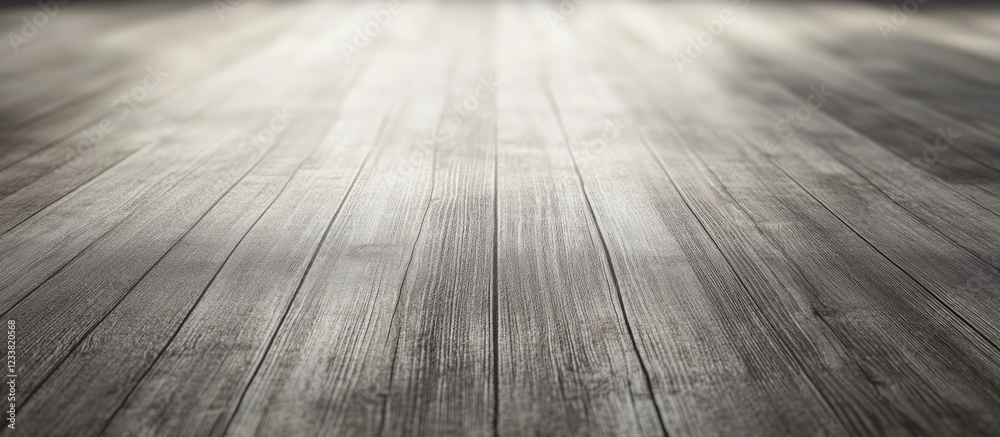 Aufkleber Wooden floor texture with natural light reflections and copy space for design applications
