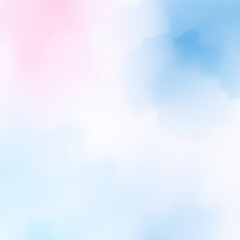 Fototapeta premium Ethereal Watercolor Abstract Delicate Layers of Transparent Colors Flowing and Intermingling, Evoking a Sense of Serenity and Peace, Ideal for Backgrounds and Textures.