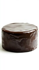 Obraz premium Rich Dark Chocolate Cake Icing Drizzled Delight