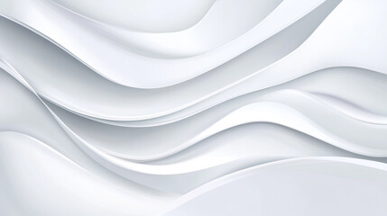 Obraz premium white silk background, Abstract White Draped Fabric with Subtle Texture