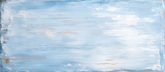 Blue sky abstract texture with soft clouds and light brush strokes, ideal for backgrounds with Copy Space.