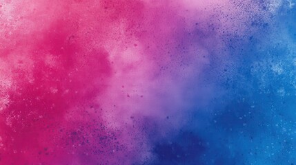 A vibrant and retro-themed background with a gradient of pink, blue, and purple, featuring a grainy texture and noise effect.