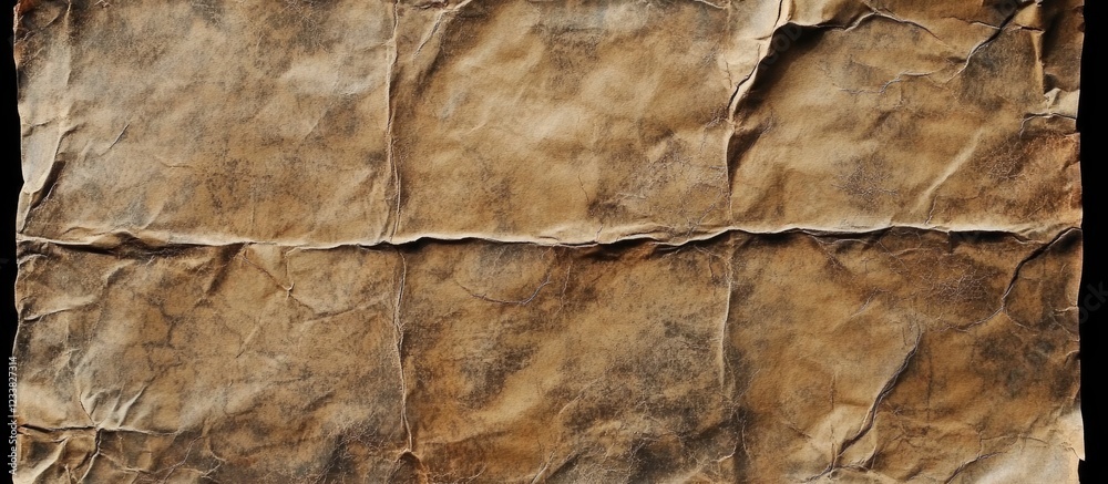 Aufkleber vintage wrinkled paper texture with creases and discoloration suitable for backgrounds and overlays 