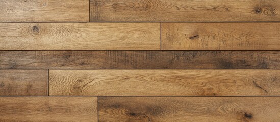 Wooden Plank Wall Texture with Natural Brown Tones and Grain Patterns