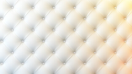 Leather Sofa Texture Seamless Background, White Leathers Upholstery Pattern, White fabric mattress texture top view background