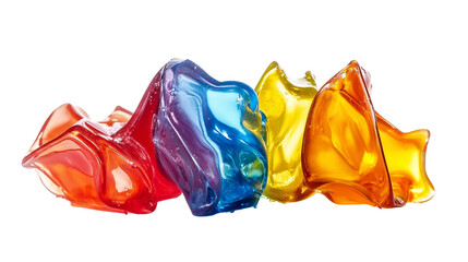 Colorful Abstract Glass Sculptures
